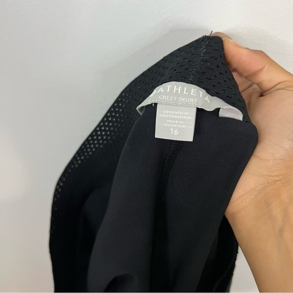 Athleta trakki crest skort black size 16 - Picture 6 of 6